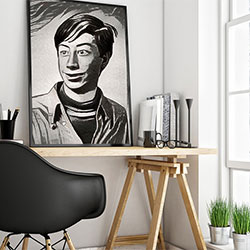 Portrait in bright room Photo effect - Portrait in bright room