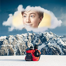 Romance in the mountains Photo effect - Romance in the mountains