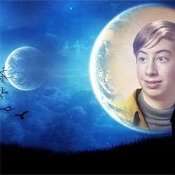 Photo effect shadows of the night sky Photo effect - Photo effect shadows of the night sky